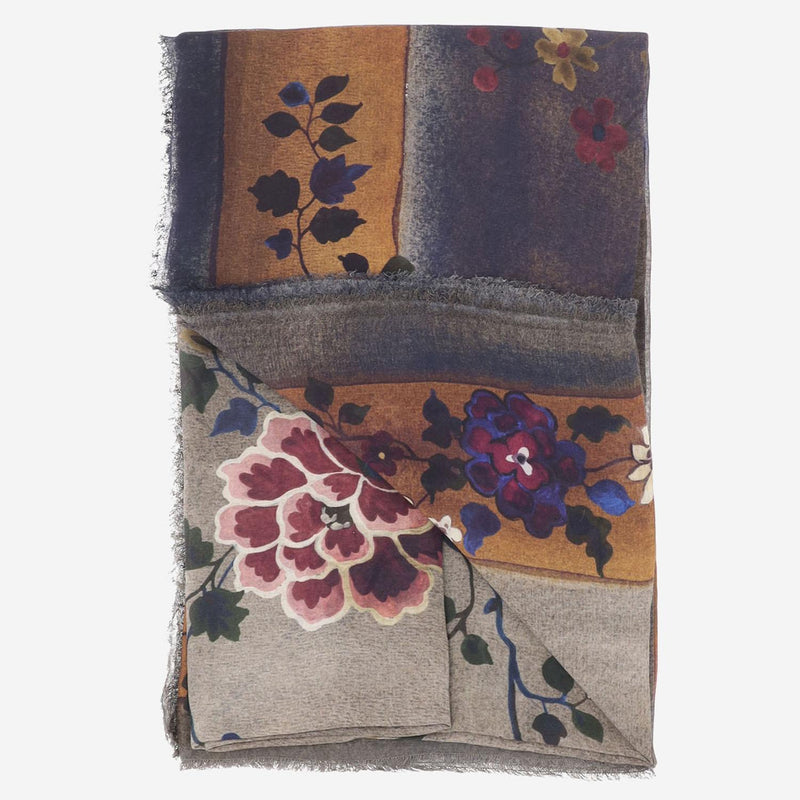 Faliero Sarti Kiki Carpet Scarf — Gray Modal Scarfs