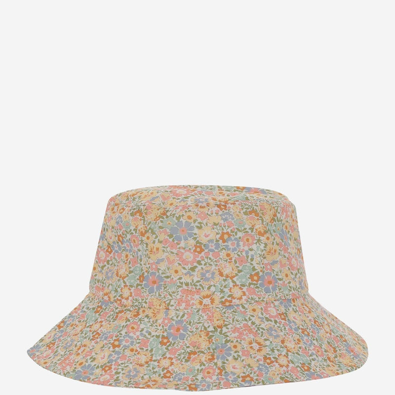 Bonpoint S05gacw00007 Floral Cotton Bucket Hat — Multicolor