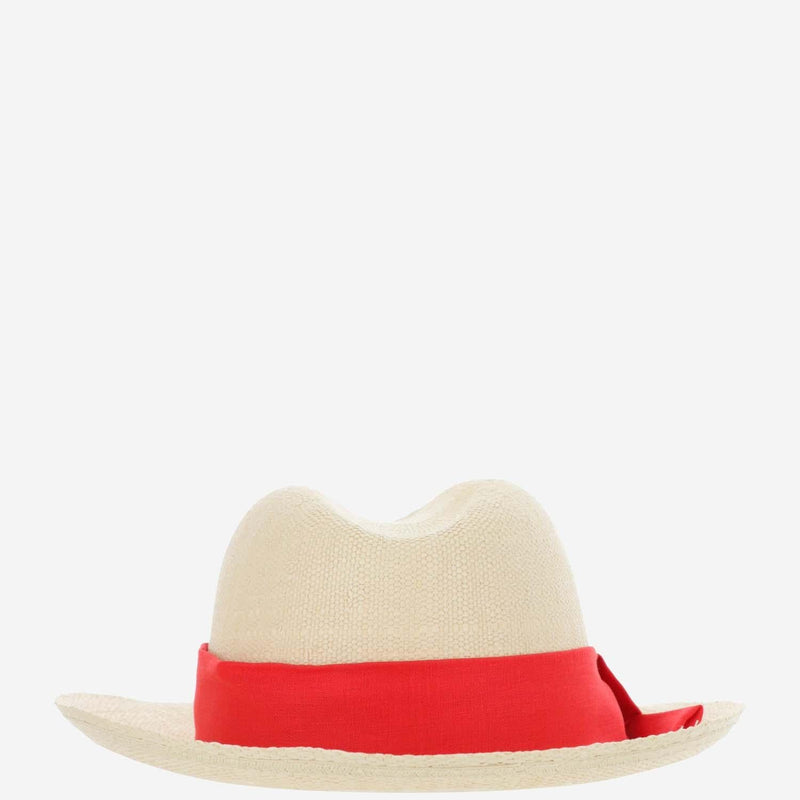 Alexia Alvarez De Toledo Yuteamedidaconcinta Panama Hat — White Raffia