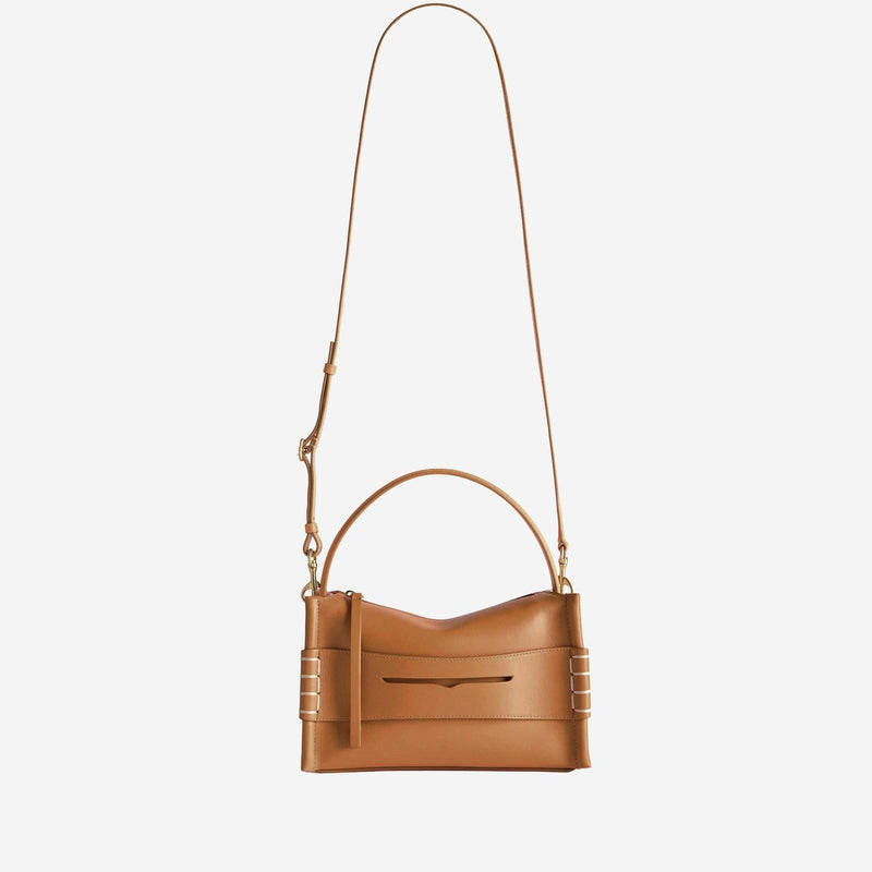 Jw Anderson Loafer Shoulder Bag — Brown Leather