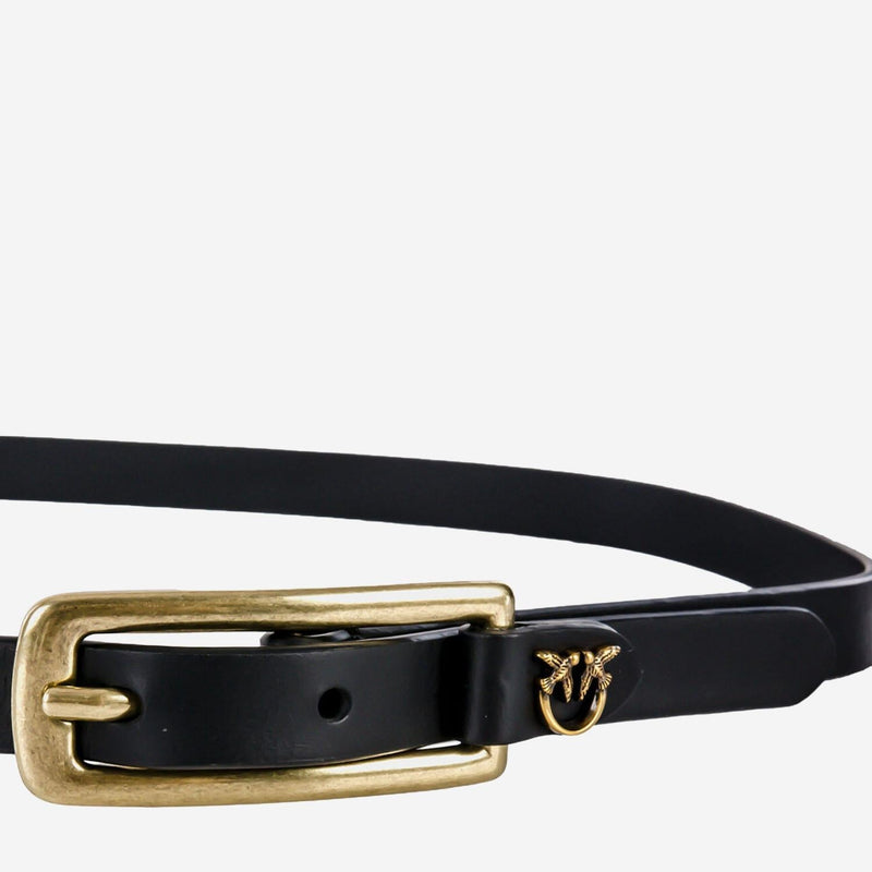 Pinko Leather Belt — Black