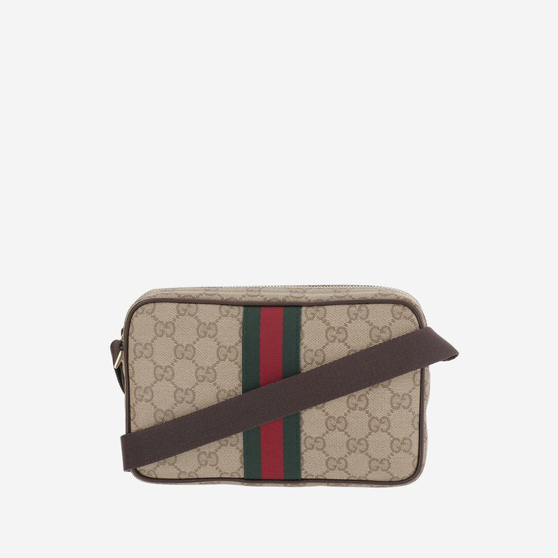 Gucci Shoulder Bag — Beige Cotton