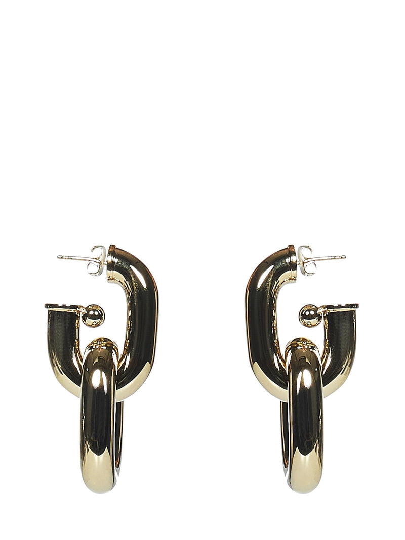 Rabanne Xl Link Earrings — Gold Brass