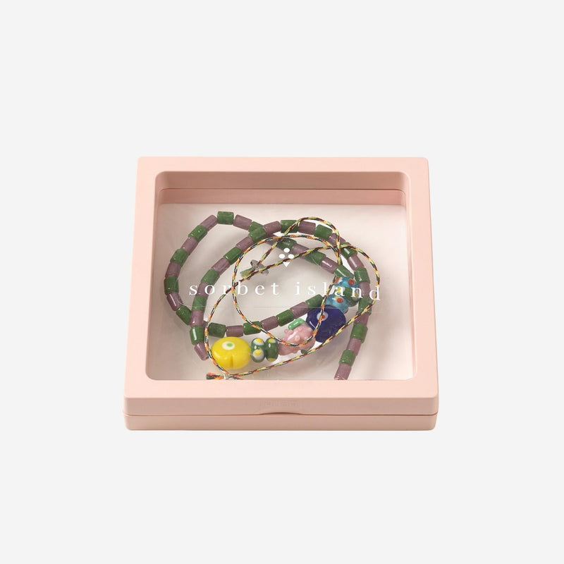 Sorbet Island Mixed Glass Beads Necklace — Multicolor Necklaces