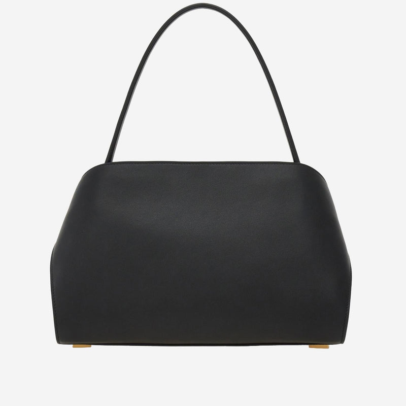 Ferragamo Hug Shoulder Bag — Black Leather