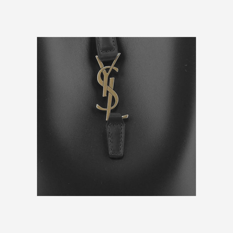Saint Laurent Le 37 Mini Shoulder Bag — Black Calfskin