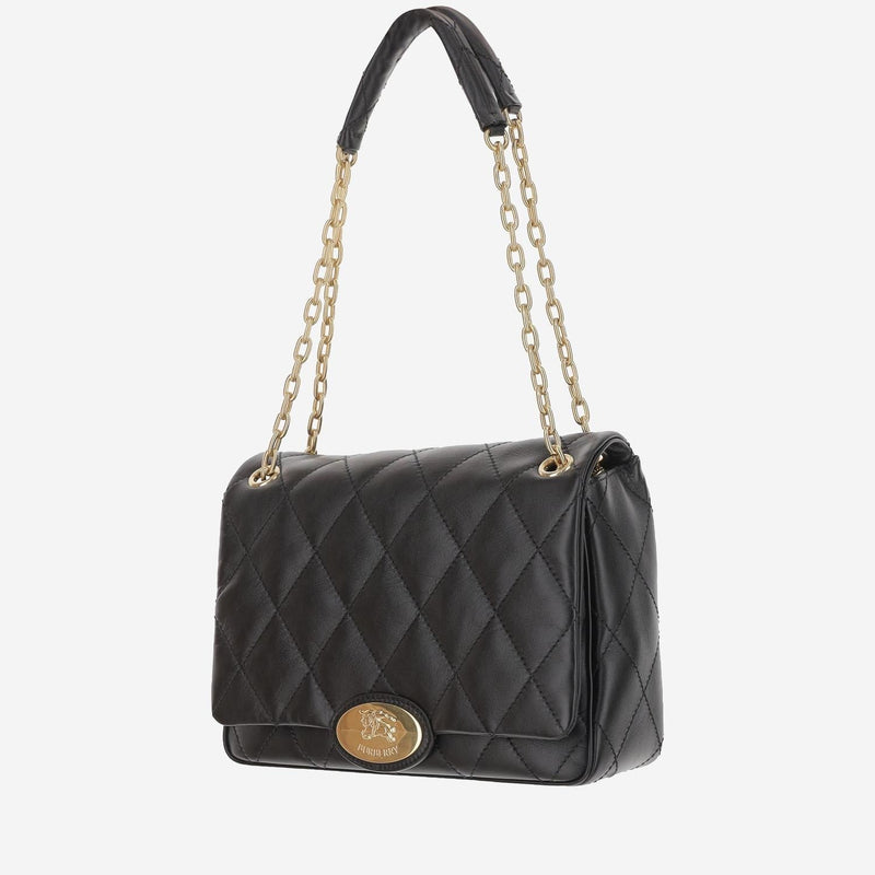 Burberry Quilted Calfskin Shoulder Bag — Black