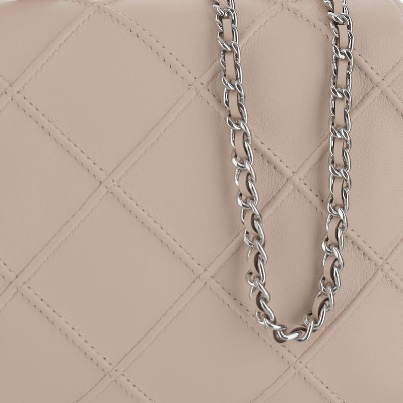 Tory Burch Fleming Shoulder Bag — Pink Leather