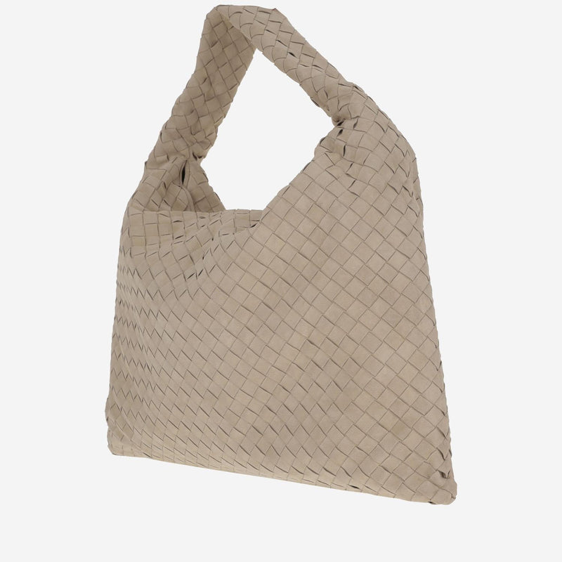 Bottega Veneta Hop Shoulder Bag — Beige Pelle