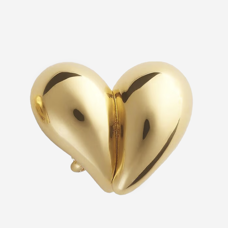 Bottega Veneta Drop Clip-On Earrings — Gold Sterling Silver