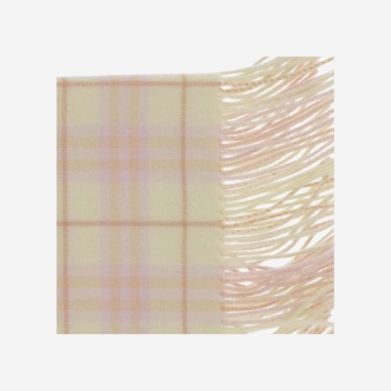 Burberry Cashmere Check Scarf — Multicolor Scarfs