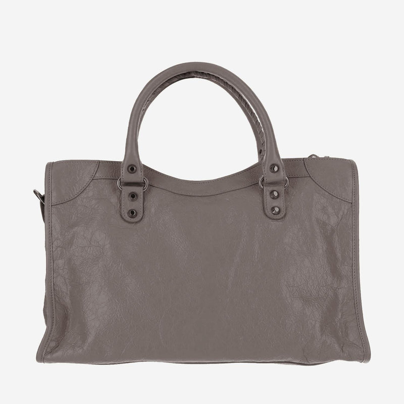 Balenciaga Tote Bag — Gray Leather