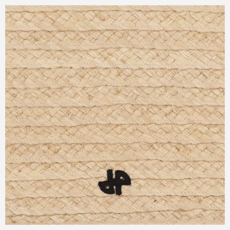 Patou Tote Bag — Beige Raffia