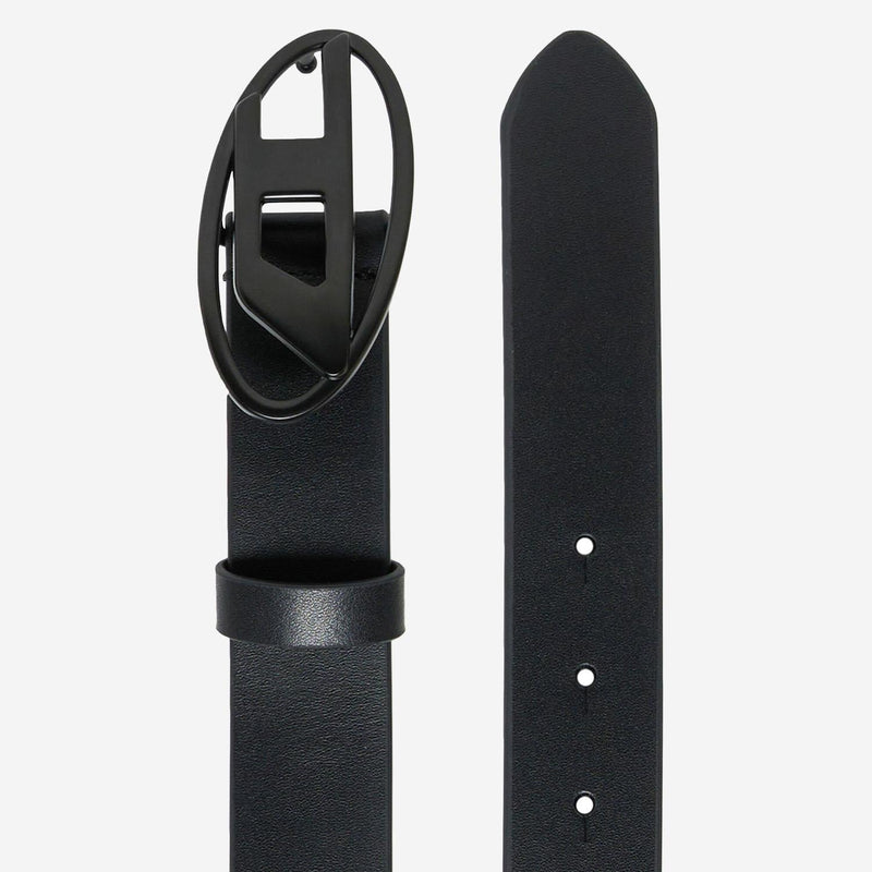 Diesel Leather Belt — Black