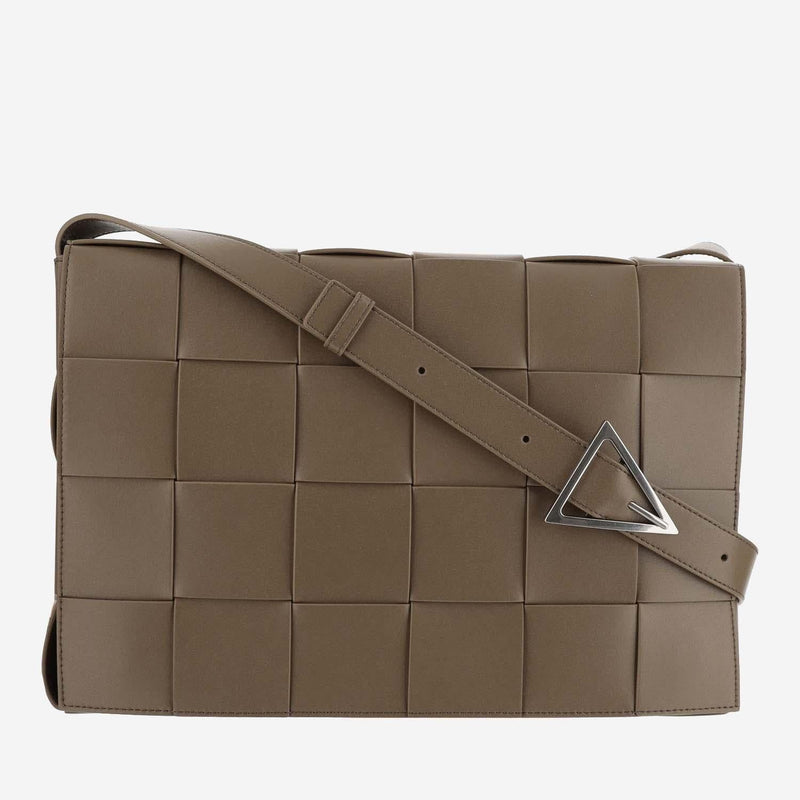 Bottega Veneta Shoulder Bag — Brown Leather