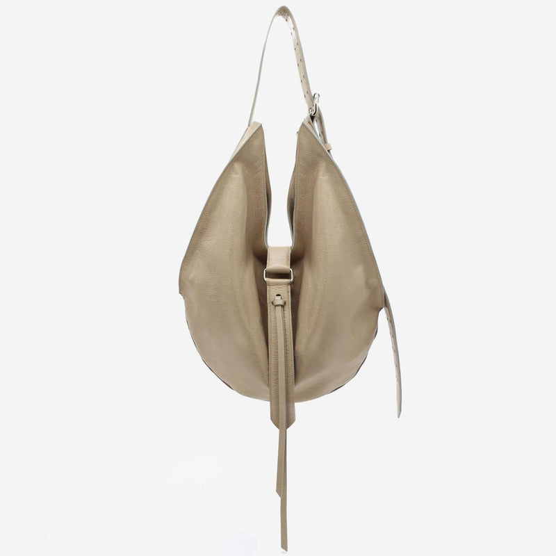 Radica Studio Sunset Shoulder Bag — Beige Leather
