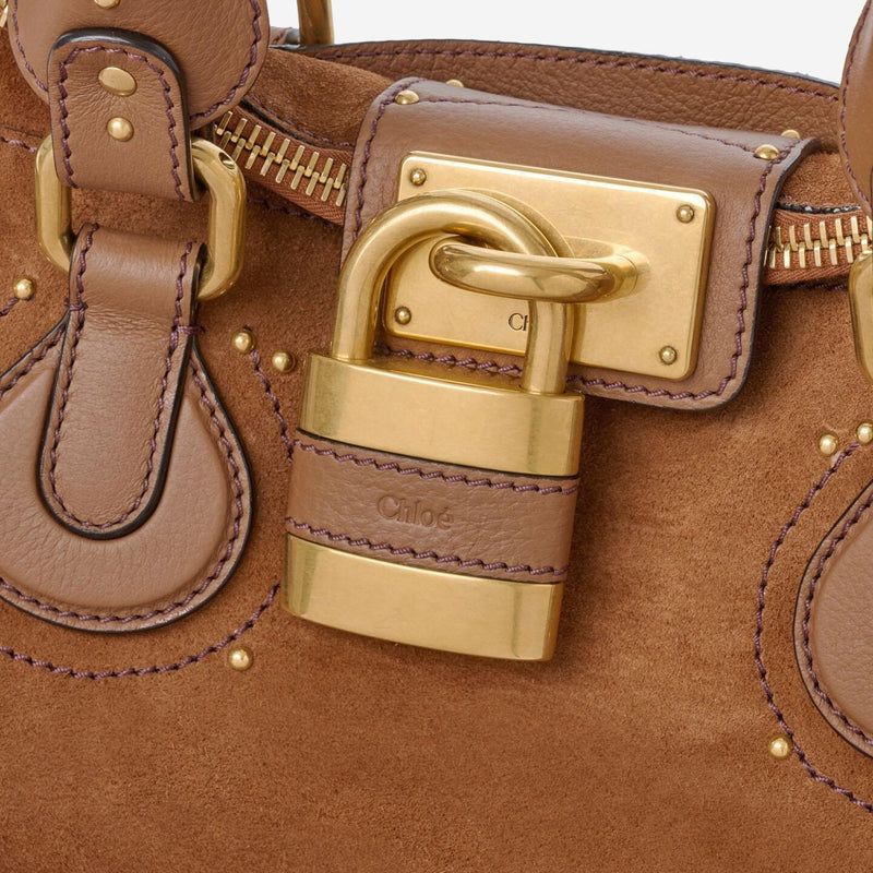 Chloé Shoulder Bag — Brown Suede