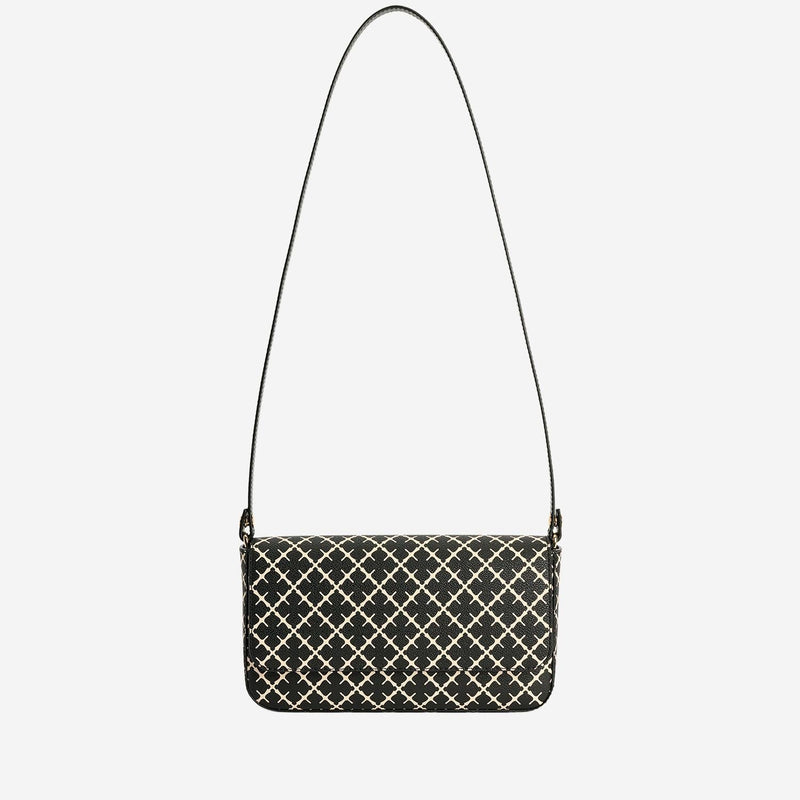 By Malene Birger Tallie Shoulder Bag — Black Polyvinyl
