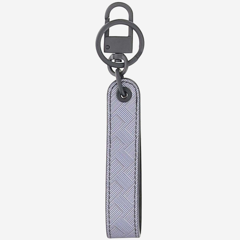 Montblanc Extreme 3.0 Key Case — Gray Leather Keychains