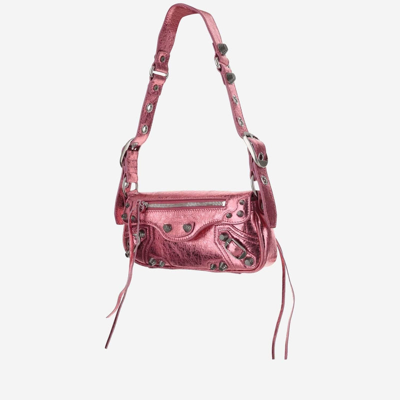 Balenciaga Le Cagole Xs Shoulder Bag — Pink Lambskin