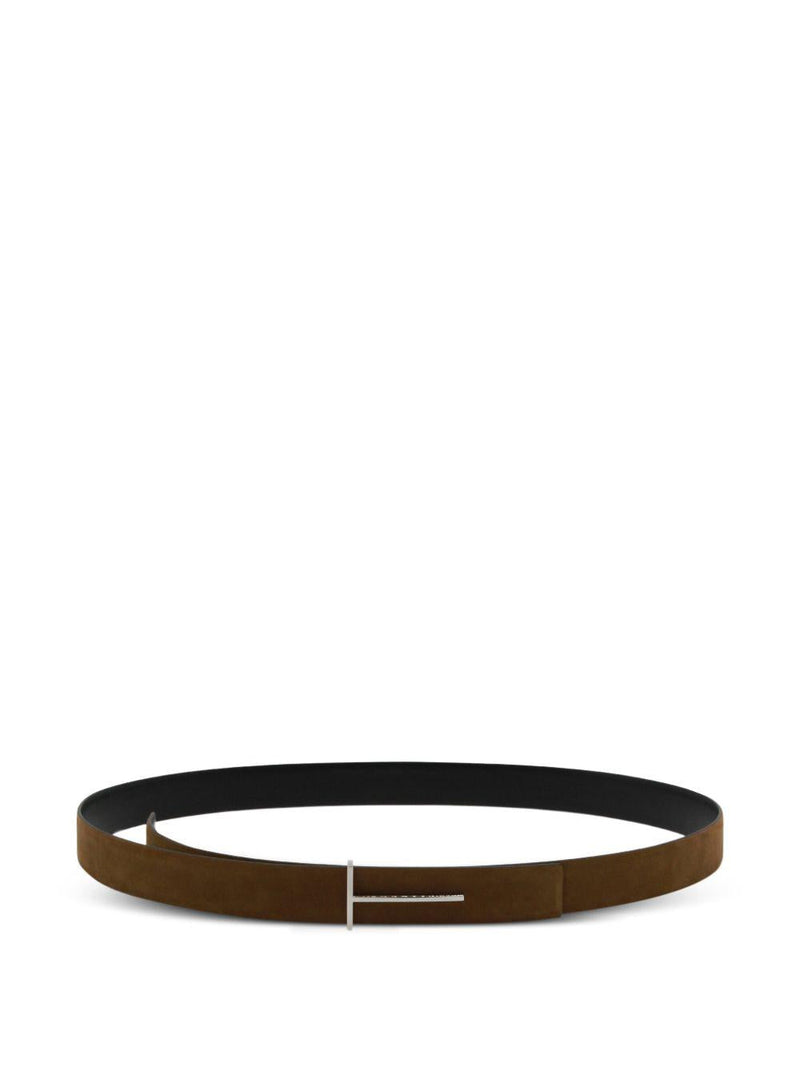 Tom Ford Calfskin Belt — Brown