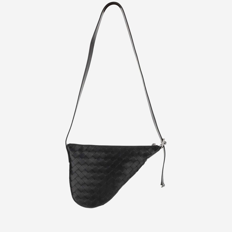 Bottega Veneta Shoulder Bag — Black Calfskin