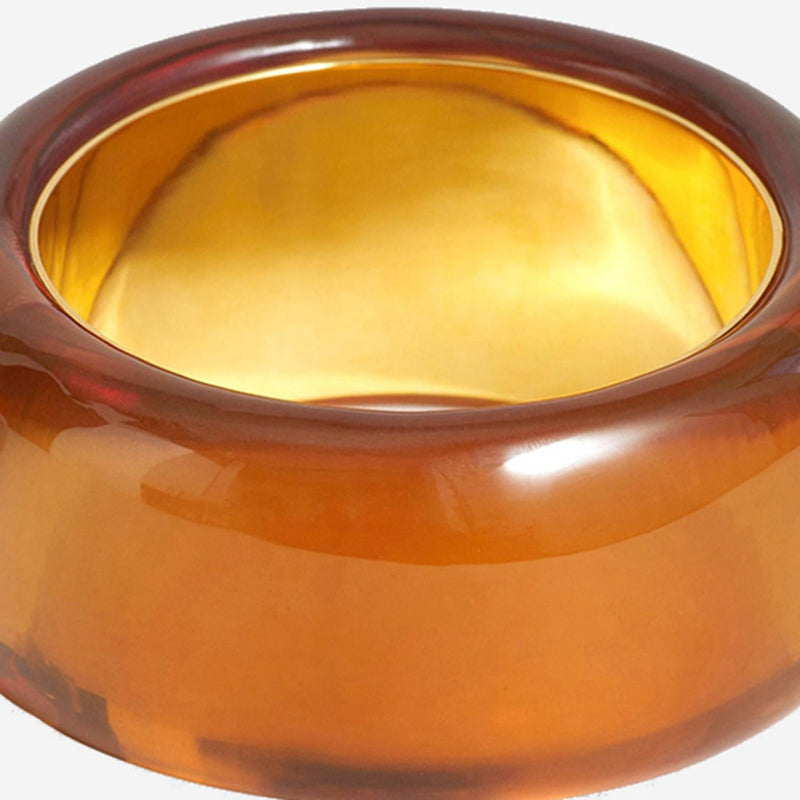 The Frankie Shop Resin And Brass Bracelet — Amber Bracelets