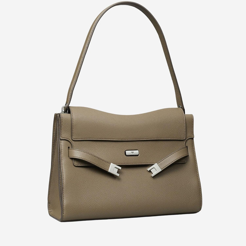 Tory Burch Shoulder Bag — Brown Pelle Martellata