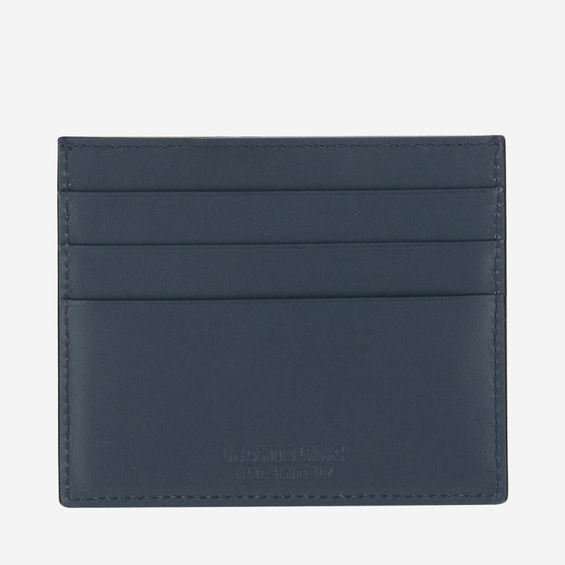 Montblanc Wallet — Blue Leather