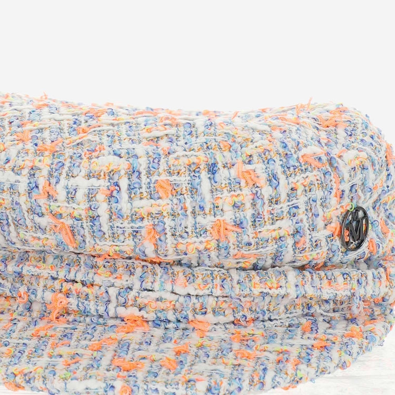 Maison Michel 2213053001 Flat Cap — Multicolor Cotton Caps