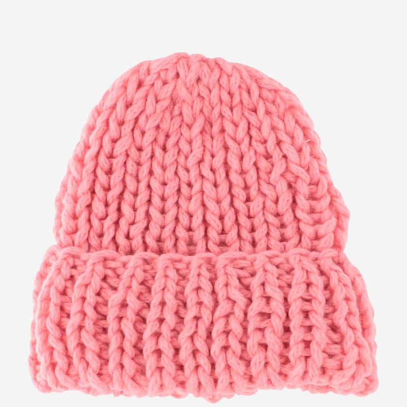 Evyinit Hat Merino Wool Blend Beanie — Pink Beanies