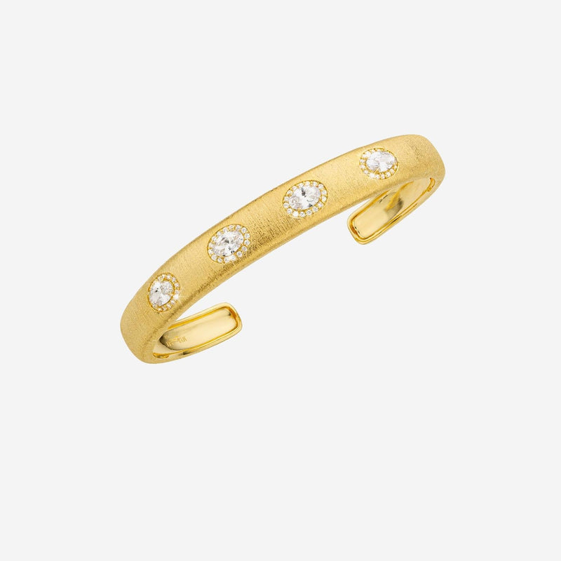 Mya Bay Dynasty Bracelet — Gold Brass Bracelets