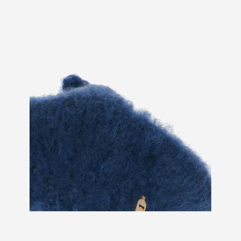 Myssy Noki Wool Basket Beret — Navy Berets