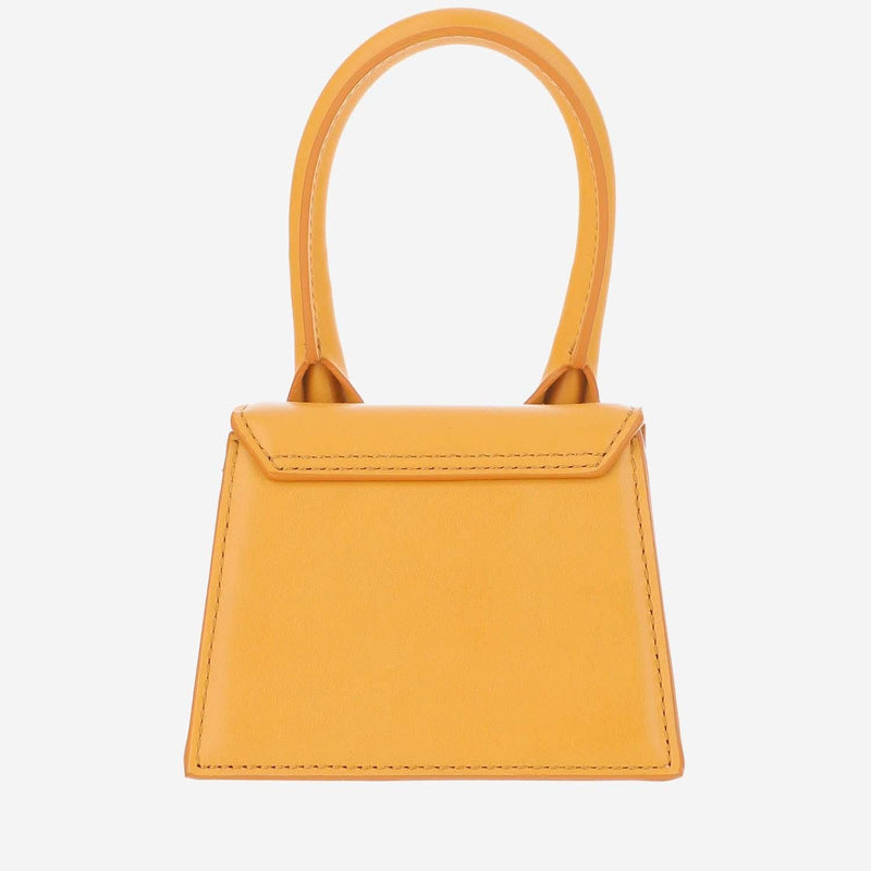 Jacquemus Top Handle Bag — Beige Leather