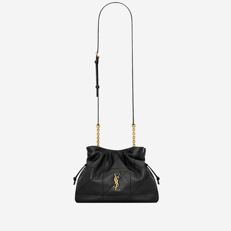 Saint Laurent Jamie Shoulder Bag — Black Leather