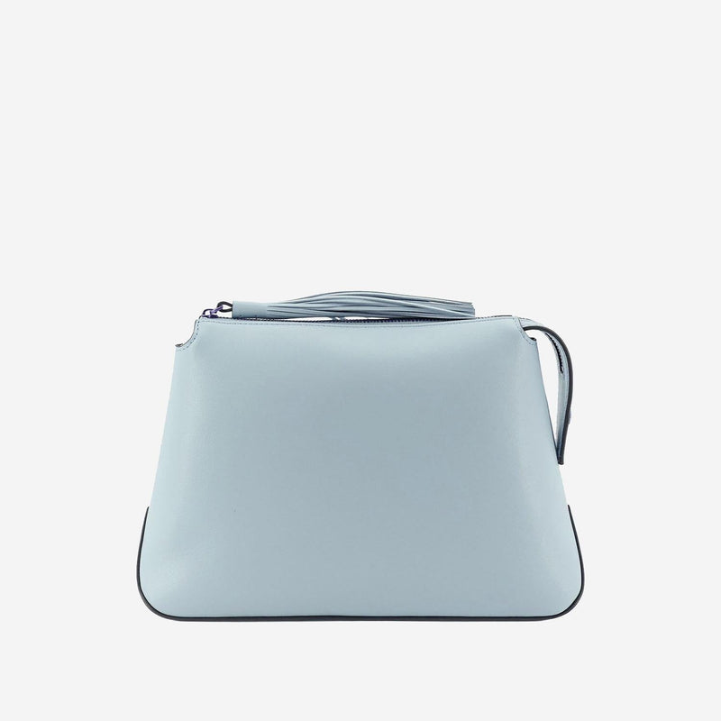 Pinko Leather Clutch — Blue Wallet