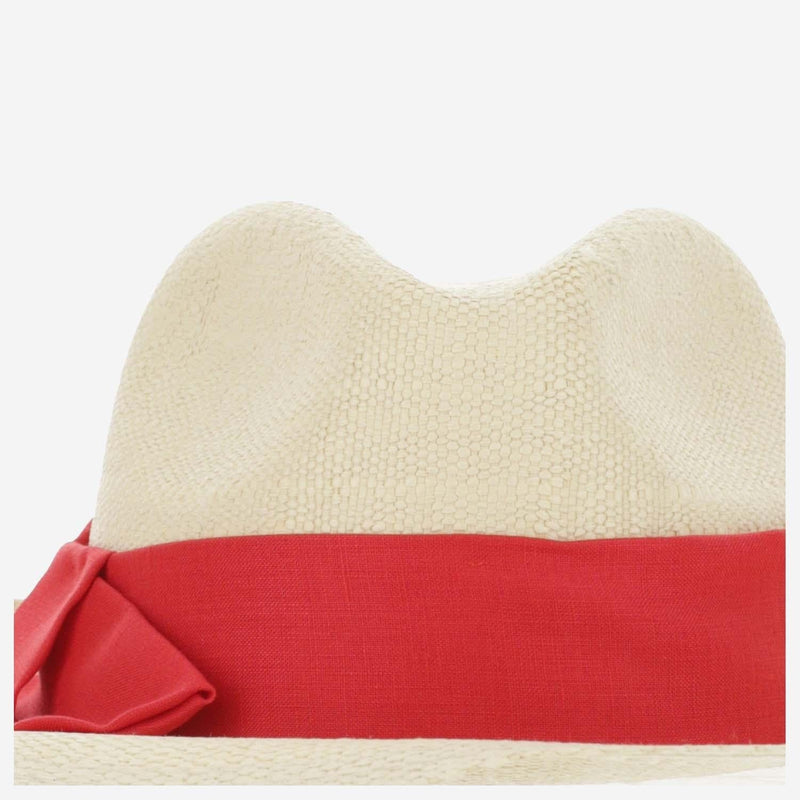 Alexia Alvarez De Toledo Yuteamedidaconcinta Panama Hat — White Raffia