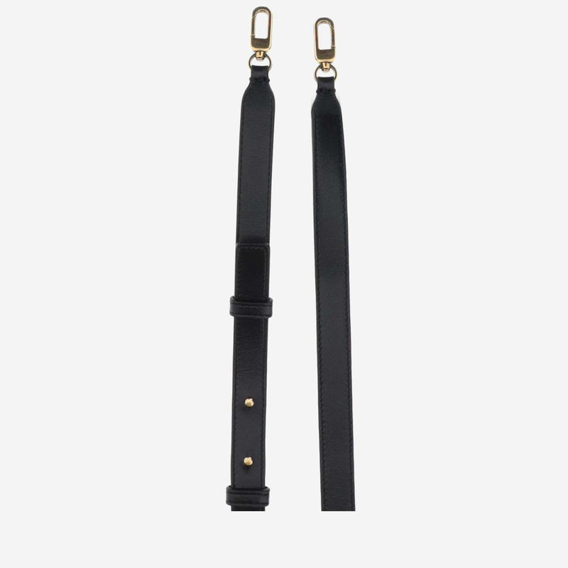Bottega Veneta Top Handle Bag — Black Leather
