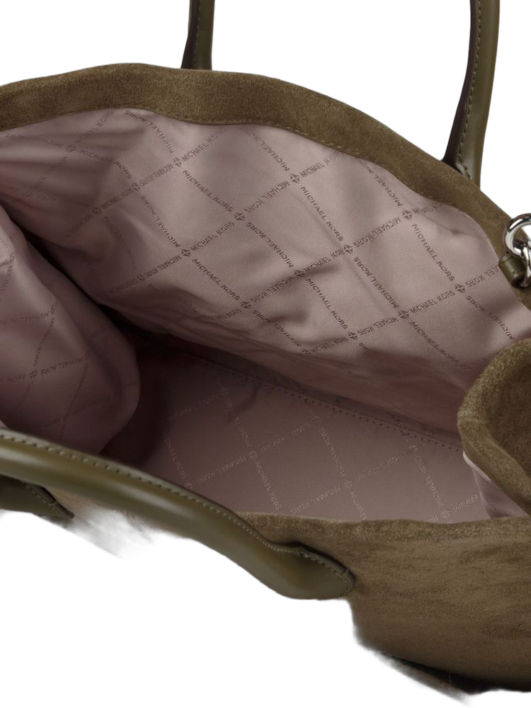 Michael Kors Tote Bag — Olive Suede