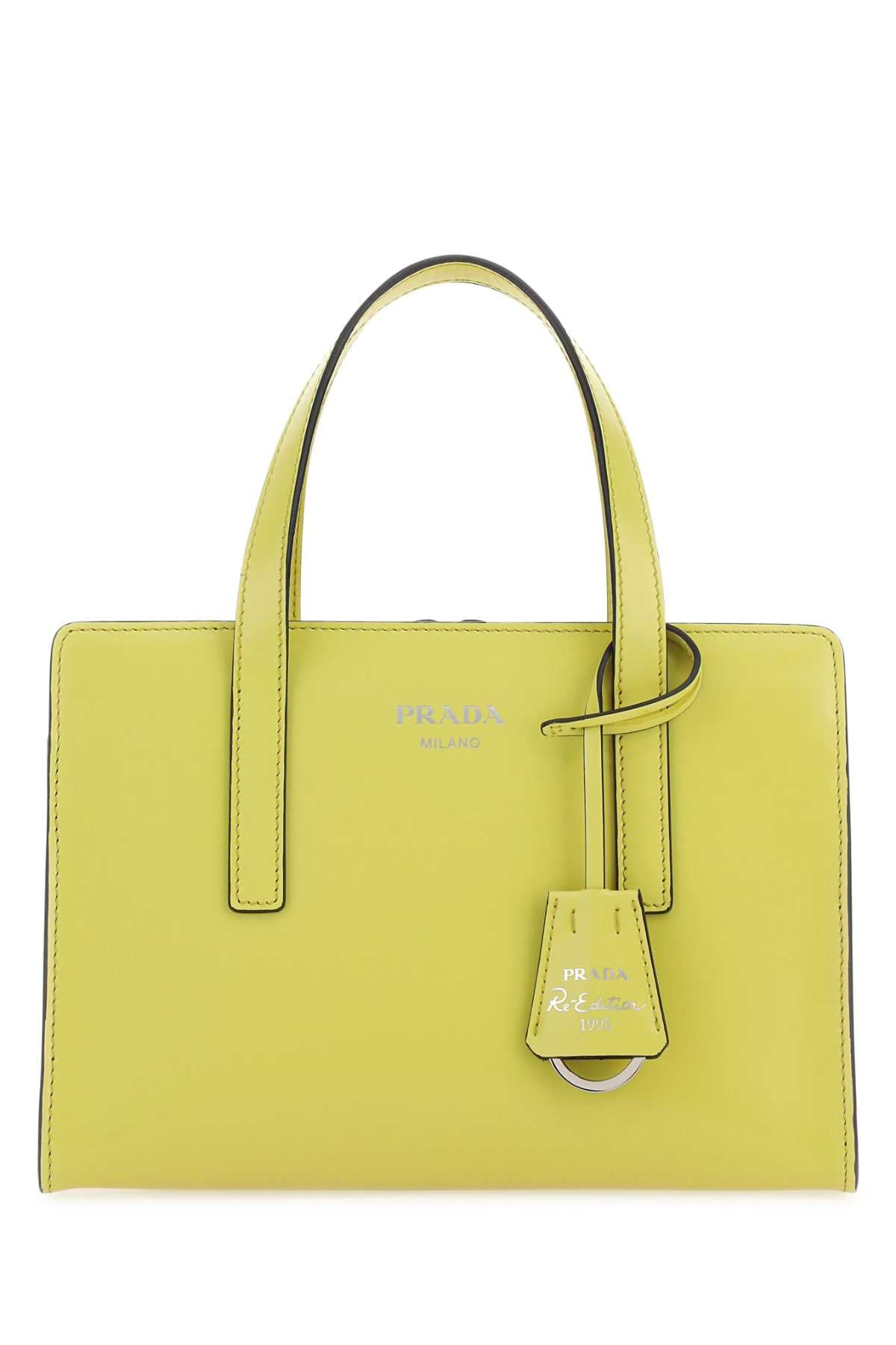 Prada Re-Edition 1995 Top Handle Bag — Yellow Vitello