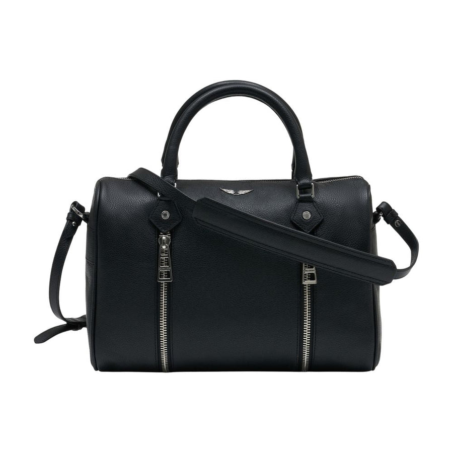 Zadig & Voltaire Shoulder Bag — Black Calfskin