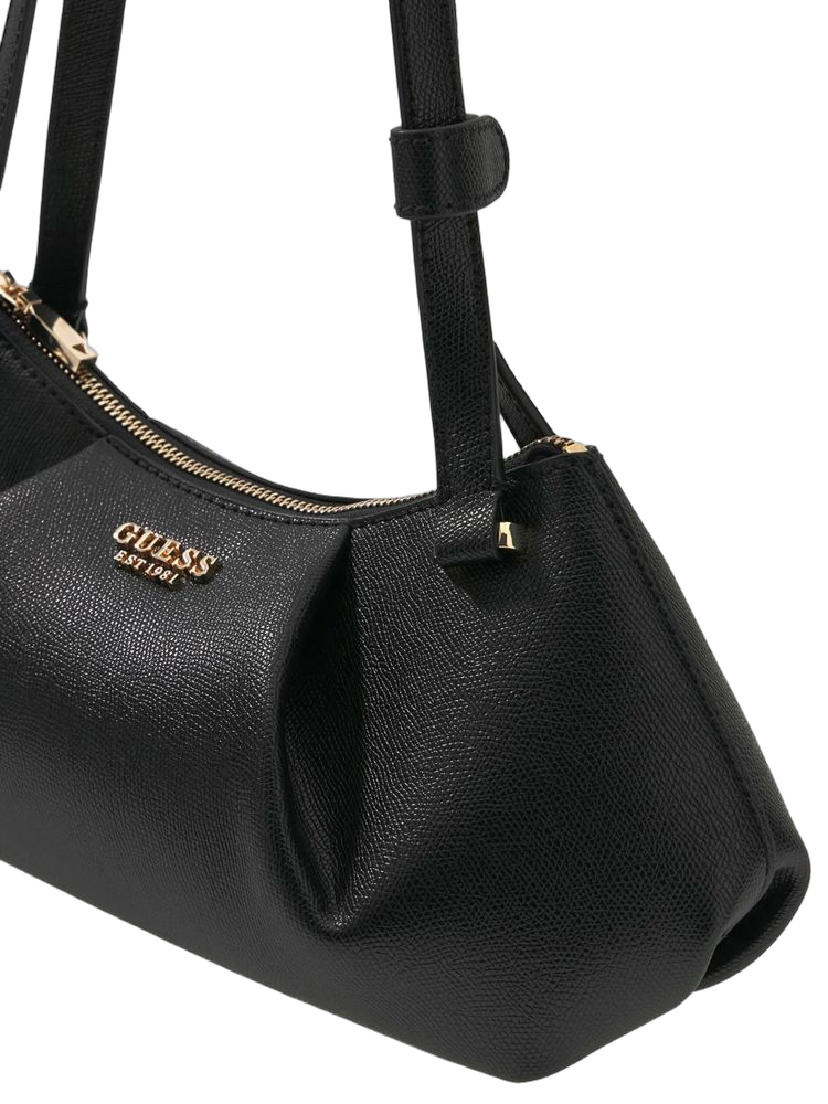 Guess Shoulder Bag — Black Polyurethane