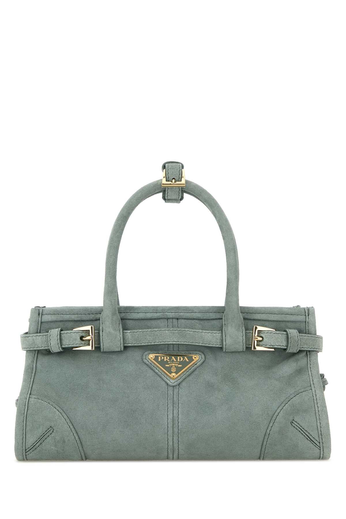 Prada Bonnie Top Handle Bag — Green