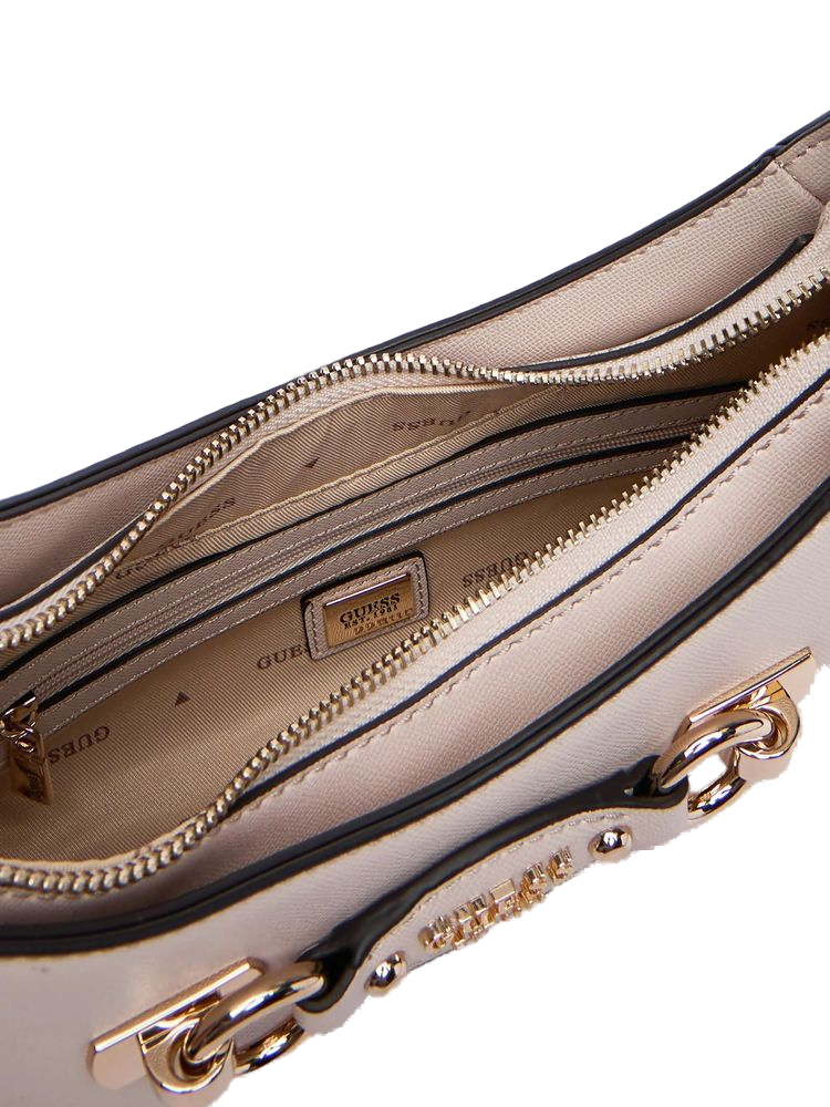 Guess Shoulder Bag — Beige Polyurethane