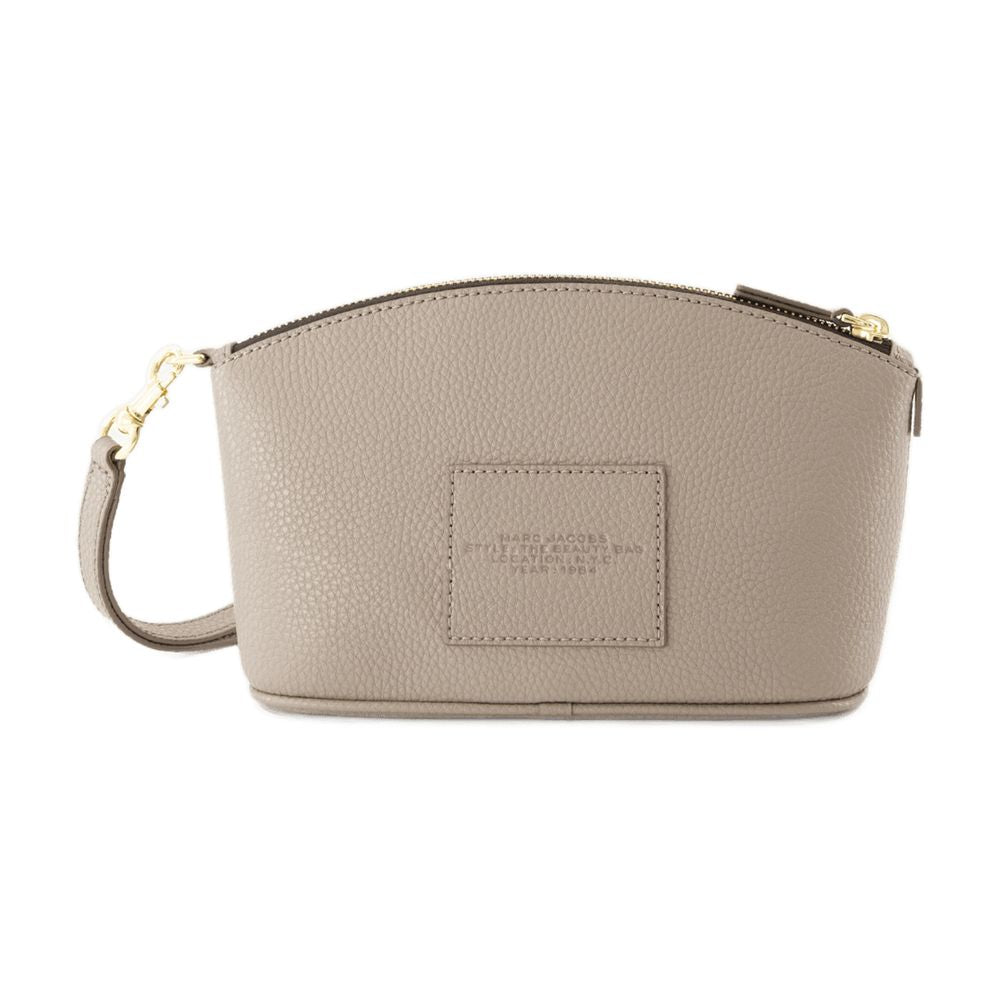Marc Jacobs Pebbled Leather Clutch — Gray Cowhide