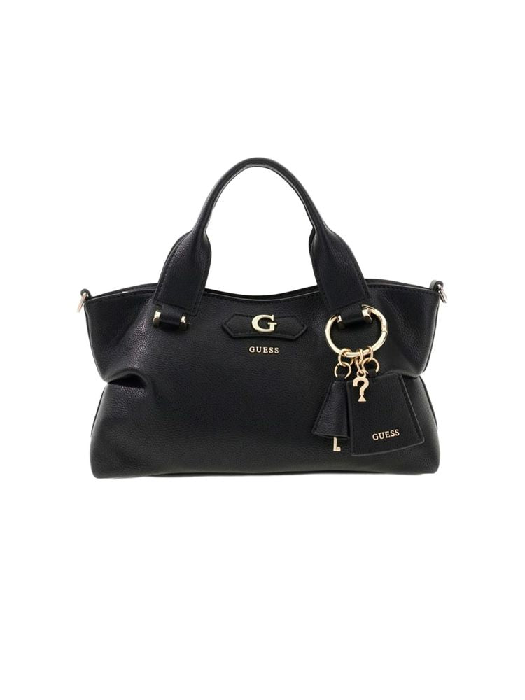 Guess Shoulder Bag — Black Polyurethane