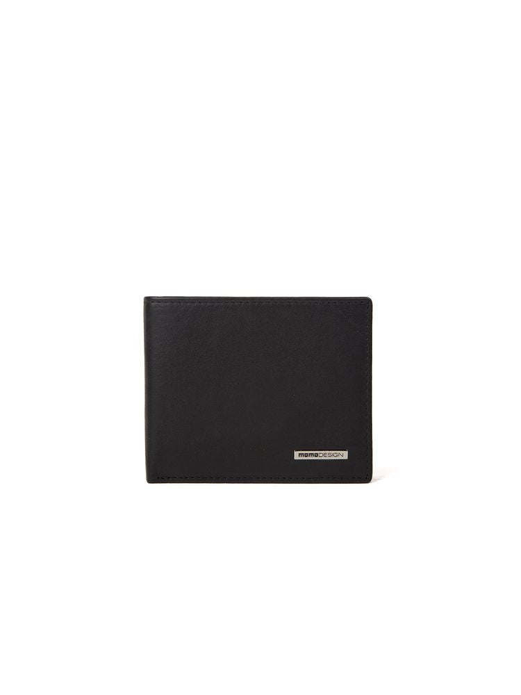 Momo Design Polyurethane Wallet — Black