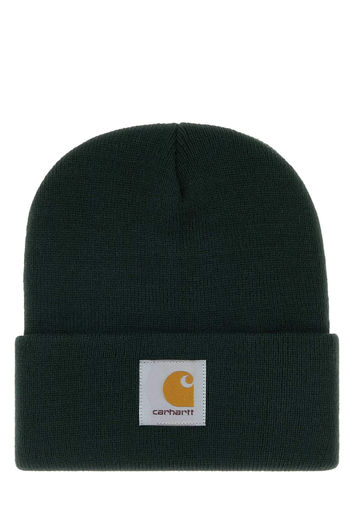 Carhartt Wip Shortwatch Beanie — Green Exterior: Acrylic Beanies