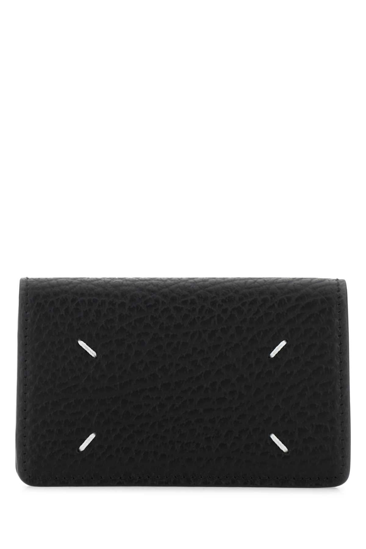 Maison Margiela Holder Card Case — Black Exterior: Calf Cases