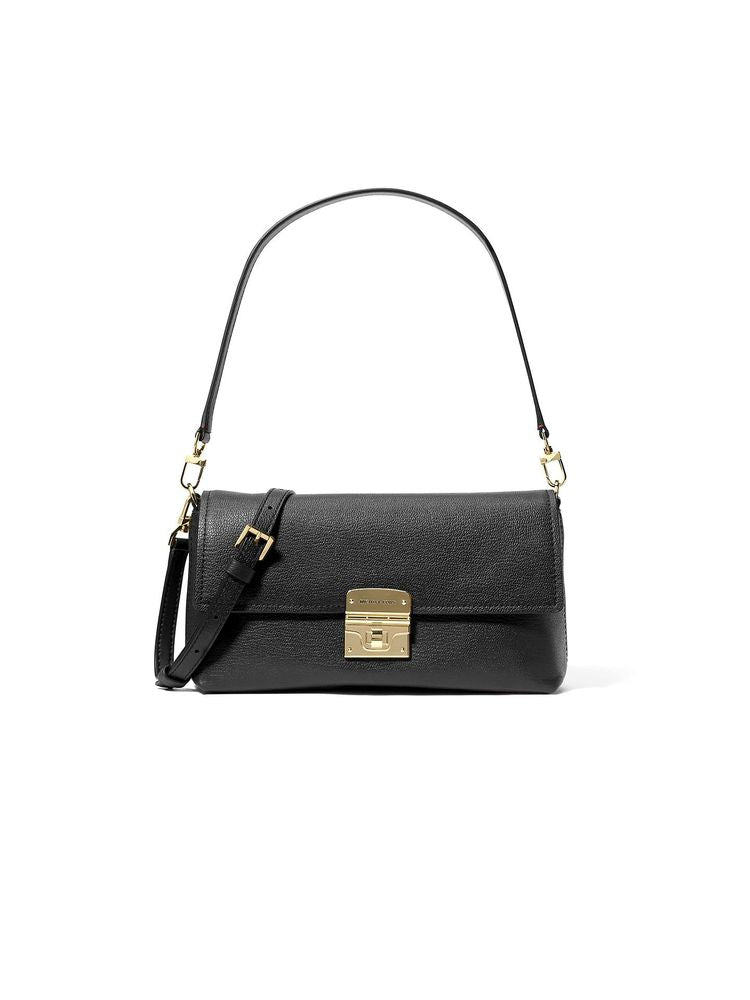 Michael Kors Addie Crossbody Bag — Black Cow Leather